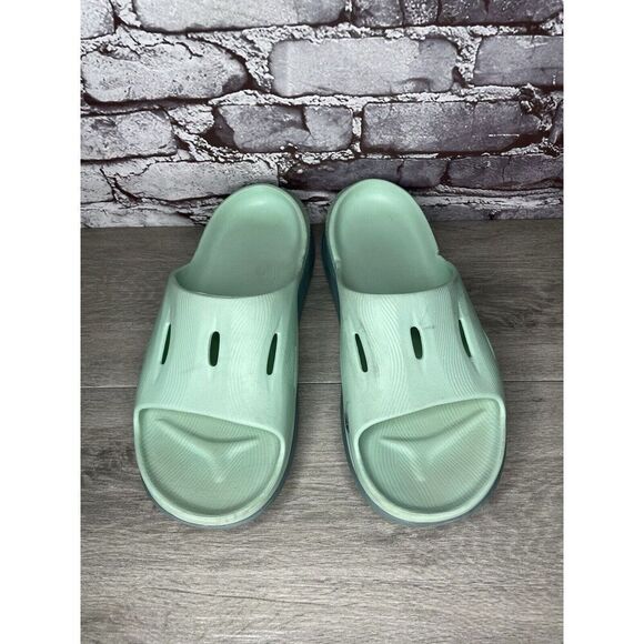 Hoka Ora Recovery Slides 3 Mist Green Trellis Slides Sandals Men Sz 12M US/45EU - Picture 14 of 16